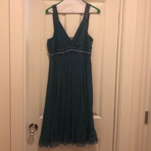 STENAY TEAL beaded dress